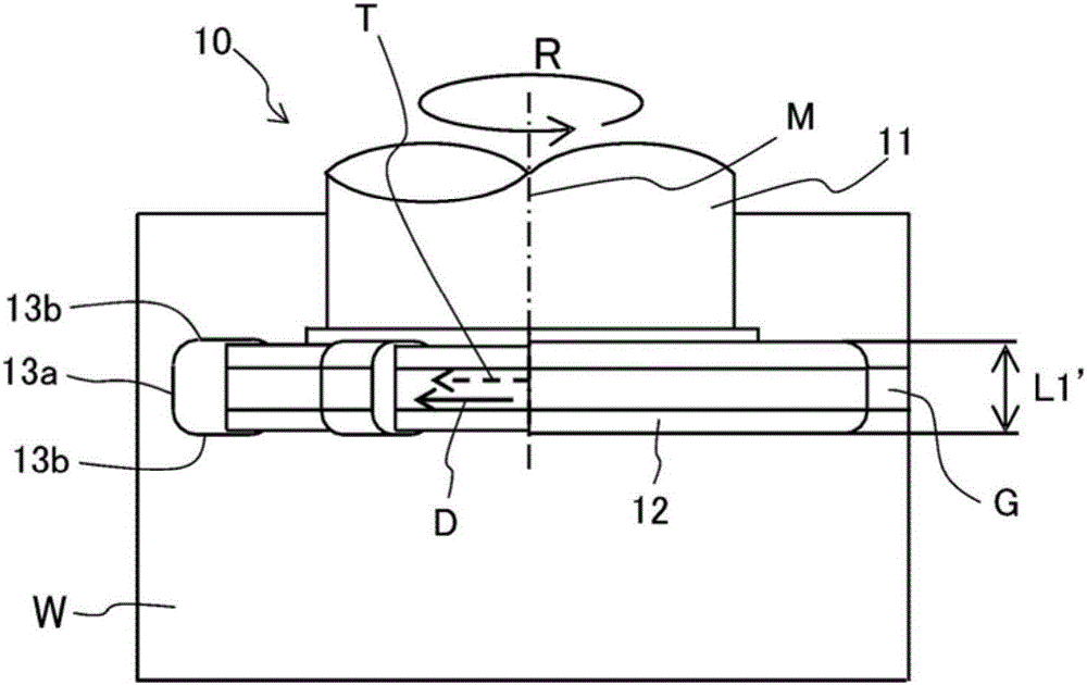 Groove machining method