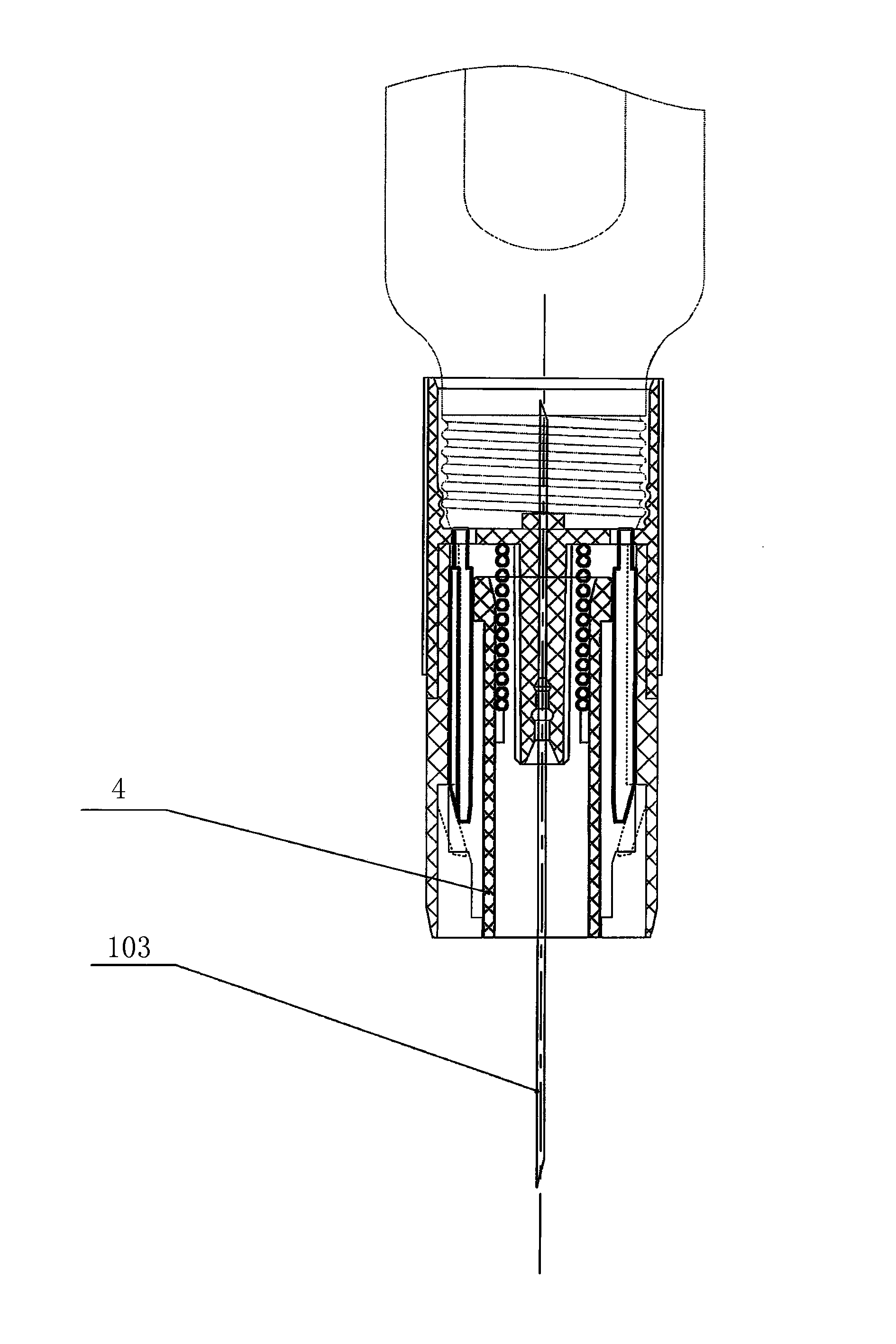 Safety insulin syringe and using method thereof