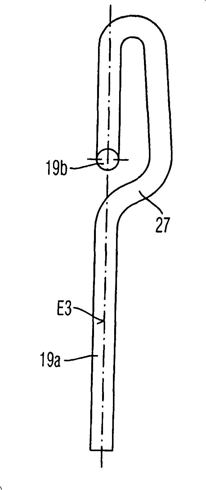 Axial piston machine having a guide limb for a cage segment