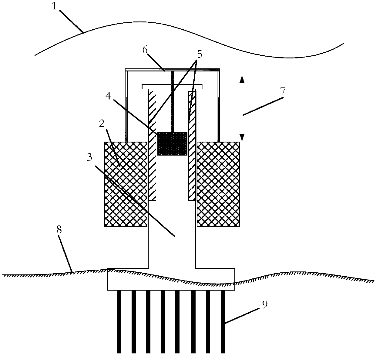 Double-side built-in V type permanent magnetic linear generator, seabed type wave energy power generator and control method