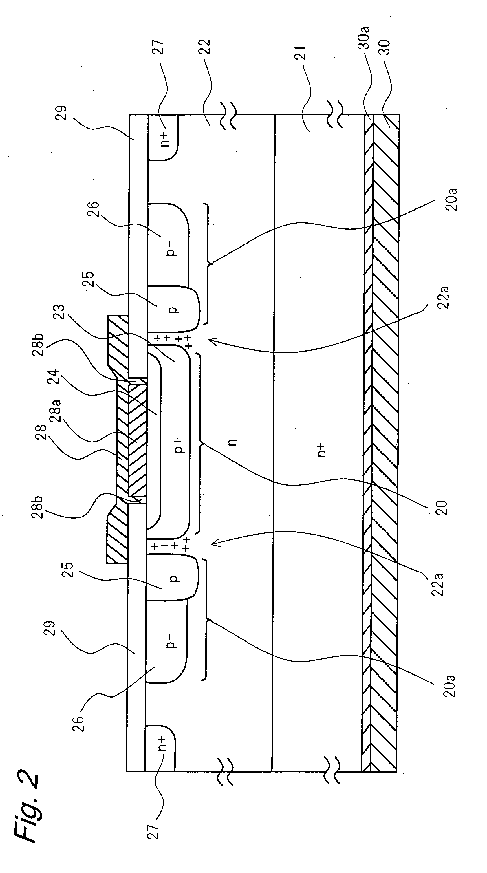 High-withstand voltage wide-gap semiconductor device and power device