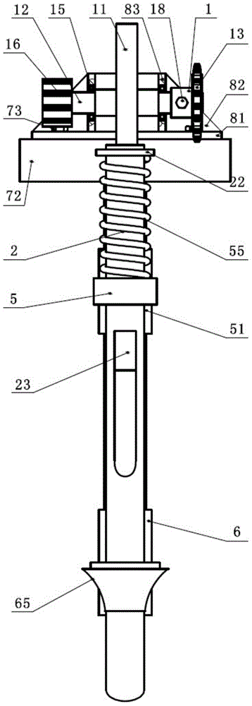 Rear valve type corn precision straight seeding and hole sowing device