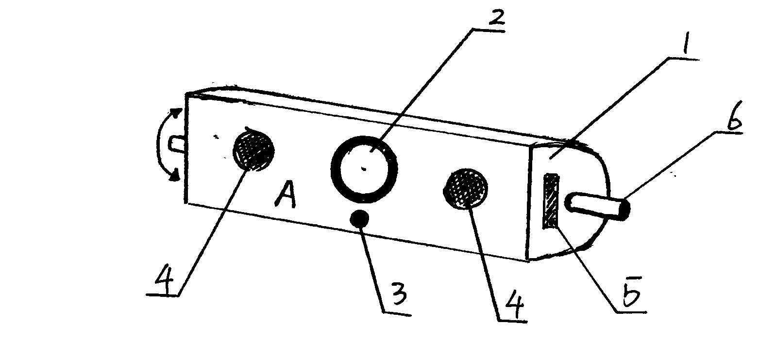 Control device for light-emitting diode (LED) flasher of rotary camera