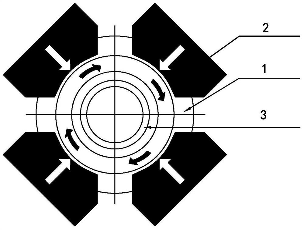 Precision forging forming device and method for integral knuckle bearing with flange