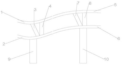 Accumulated continuous pre-assembly construction method for large special-shaped steel structure