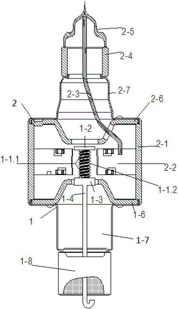 Magnetron employing combined cold cathode head and production method of cold cathode body