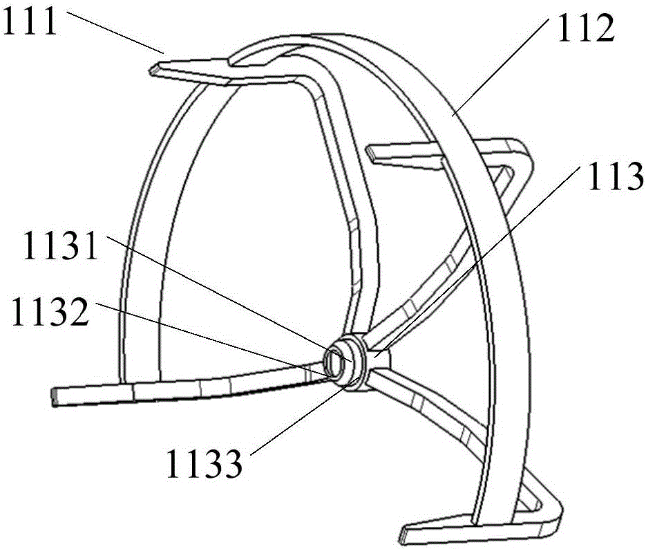 Supporting device for tyre assembly
