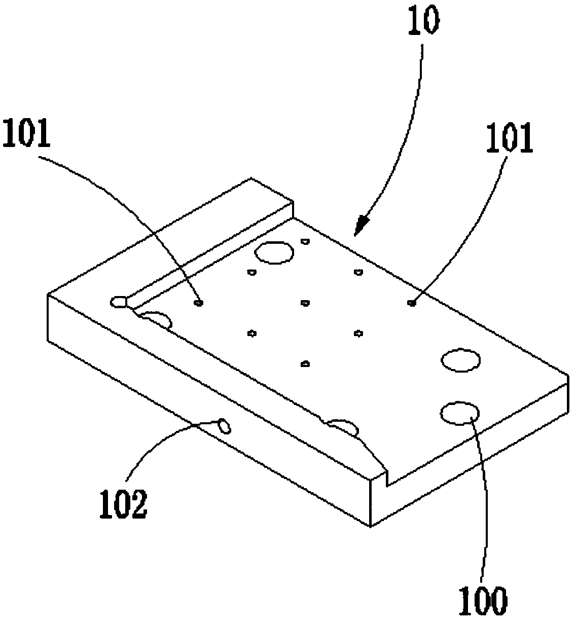 Label receiving and aligning mechanism