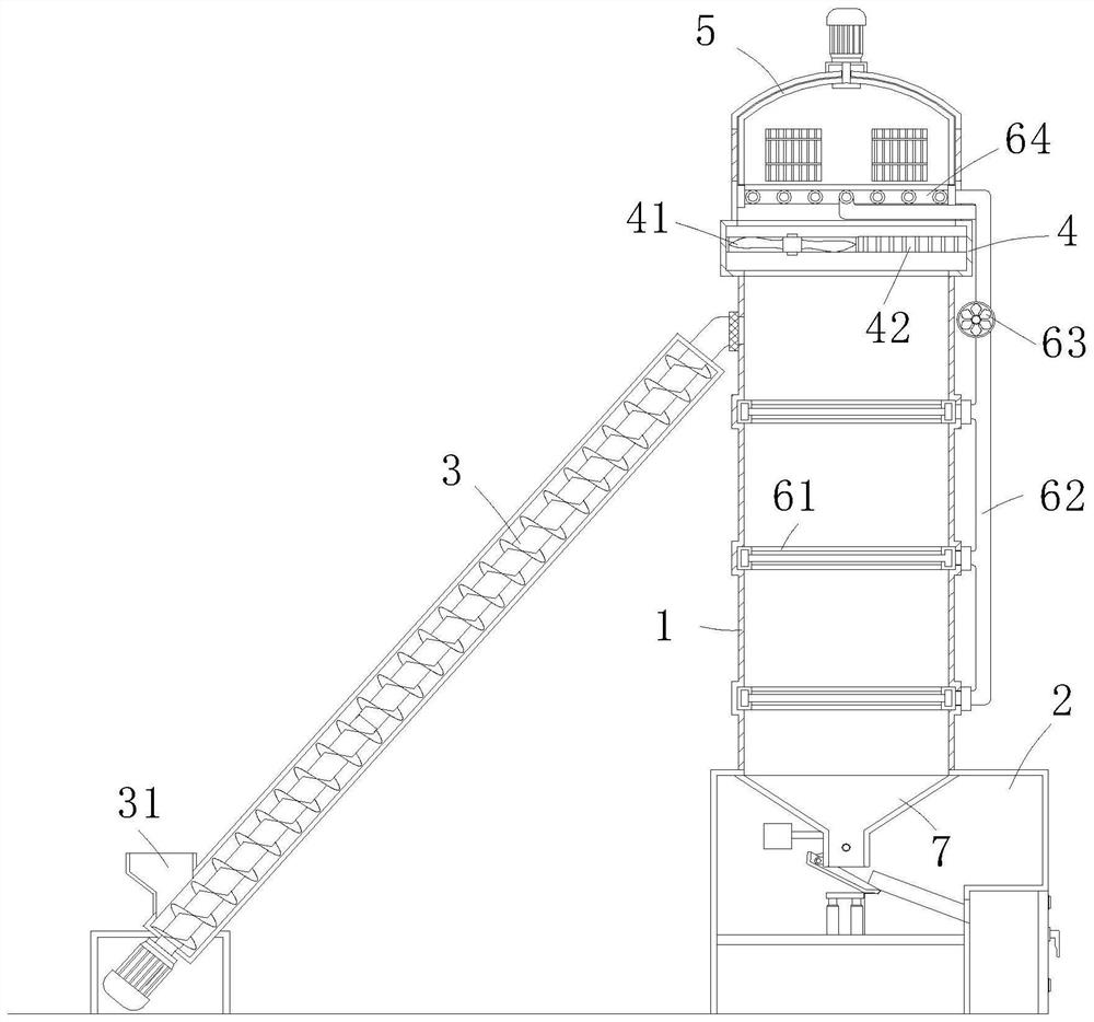 Rapeseed storage device convenient for discharging