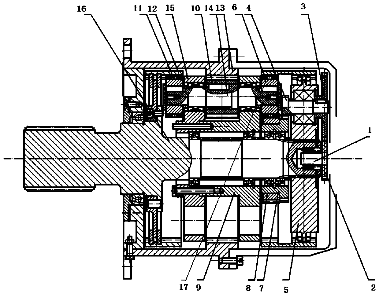 WW-NGWN differential multi-connected planetary reducer
