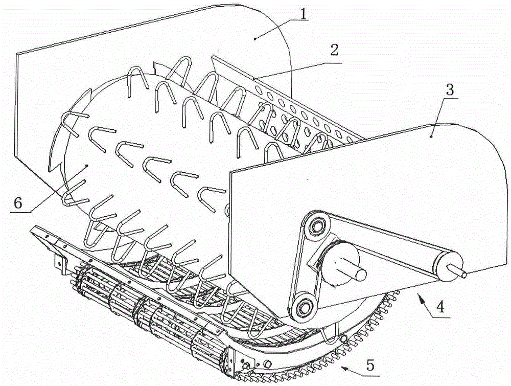 Half-feeding combine harvester threshing and separating device with revolving concave grid