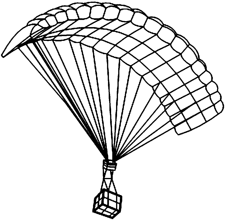 Method for reducing opening shock of ram air parachute