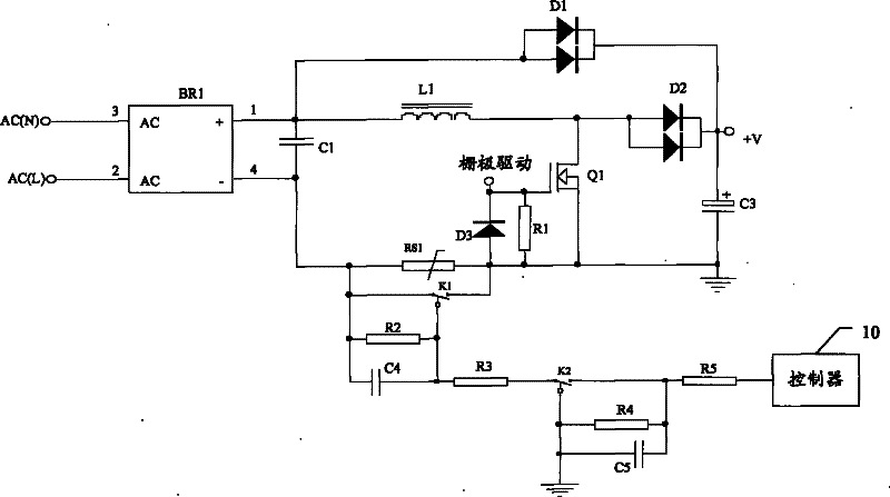 Surge suppression circuit