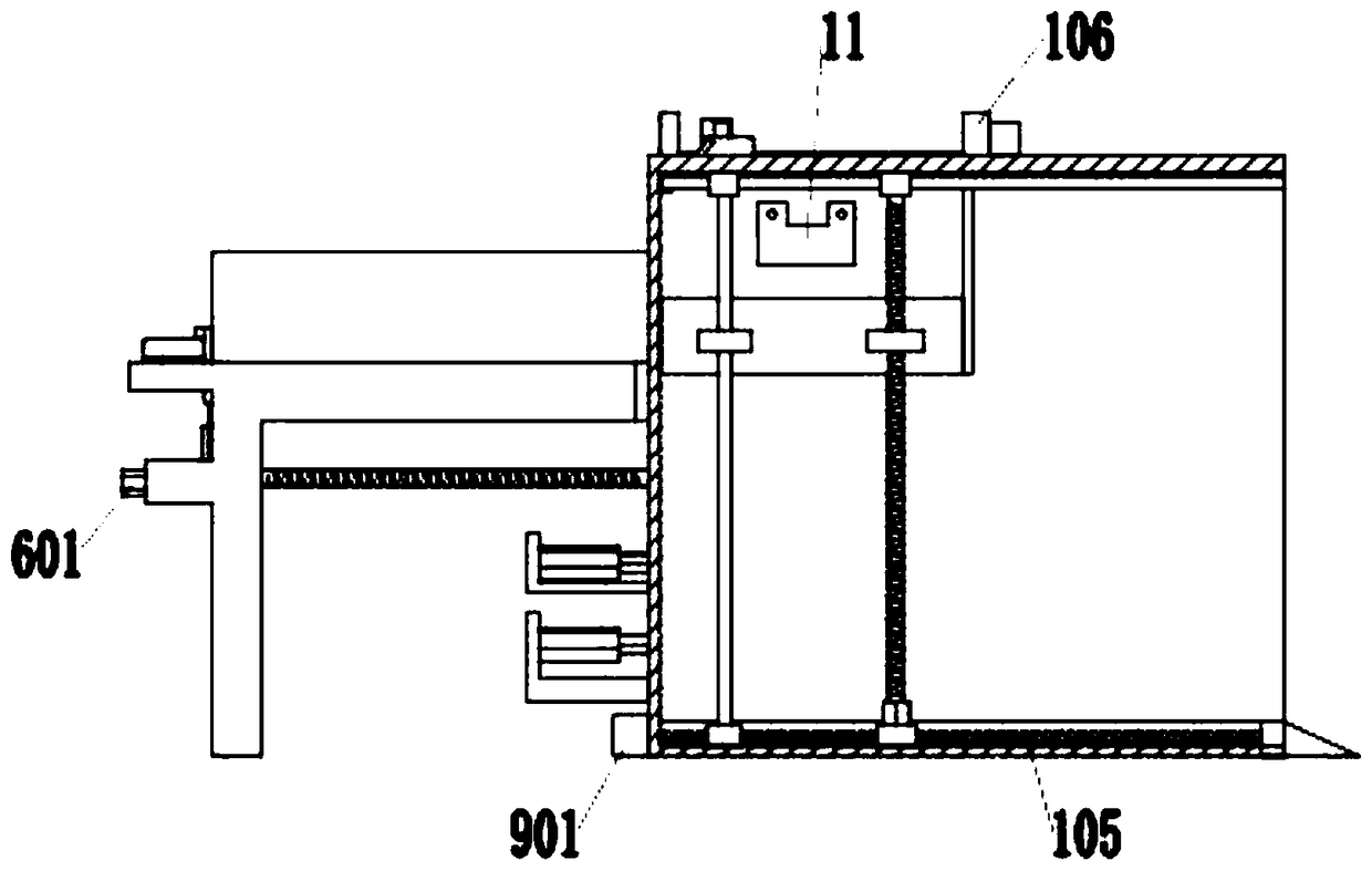 Automatic loading device for whole-box mineral water