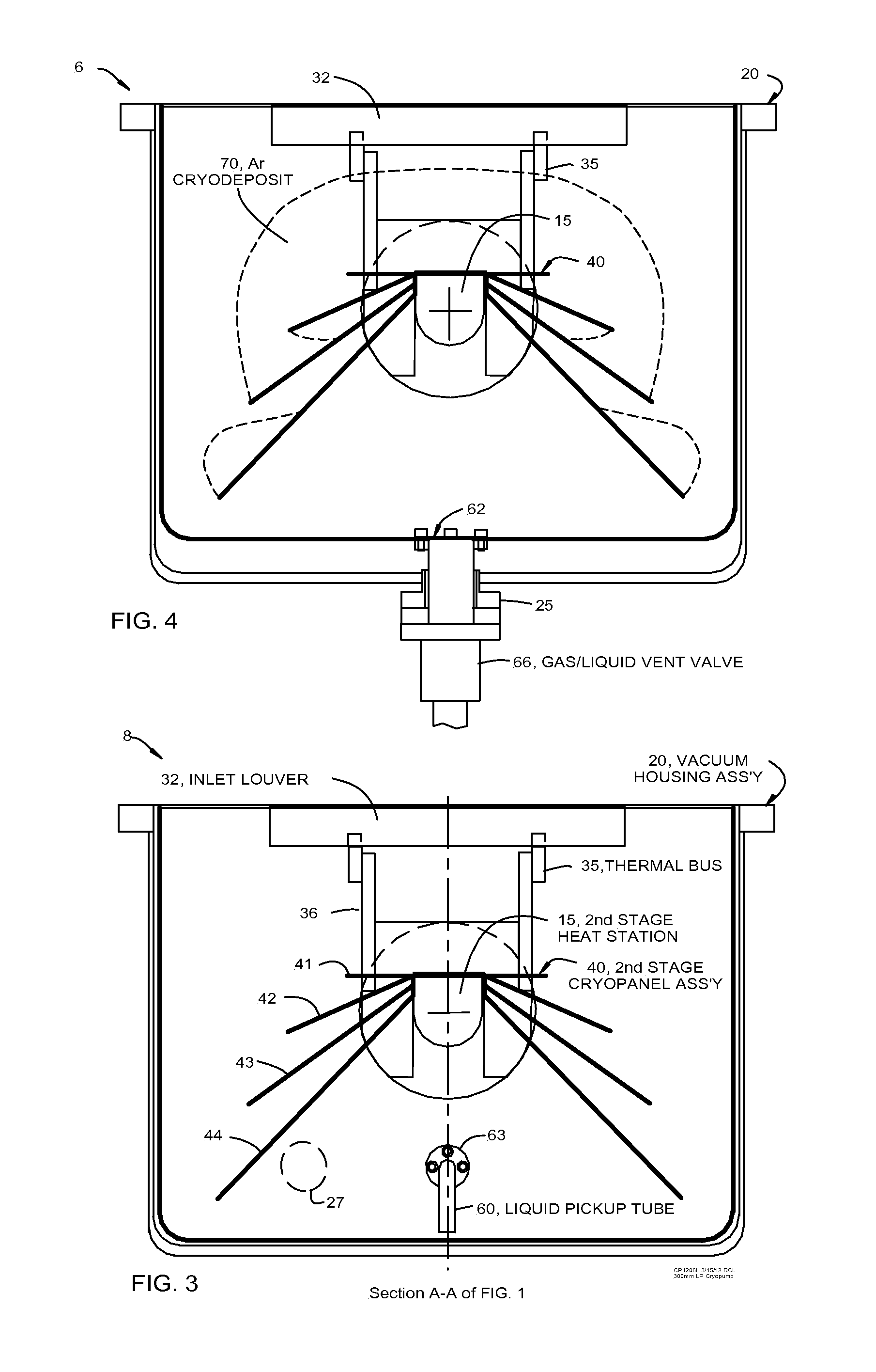 Cryopump drain and vent
