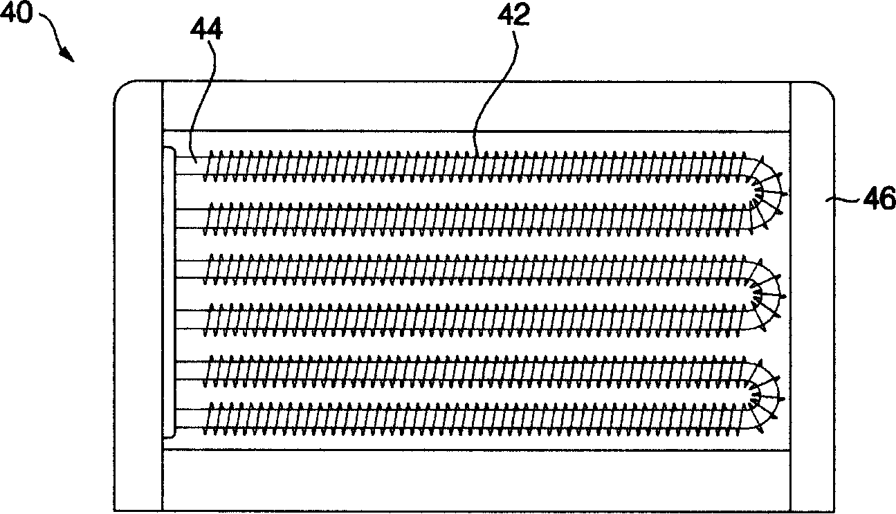 Heater assembly for cold/heat air conditioner