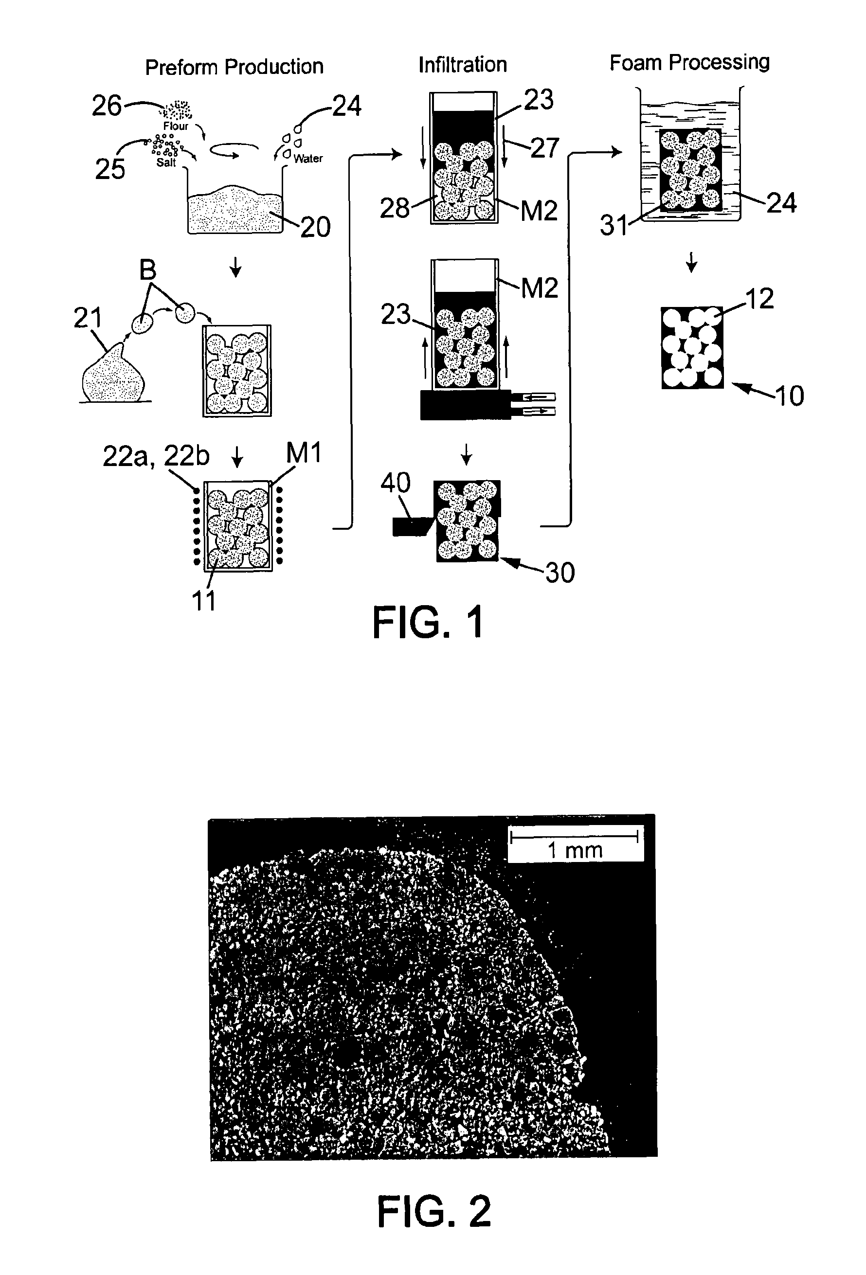 Porous metal article and method of producing a porous metallic article