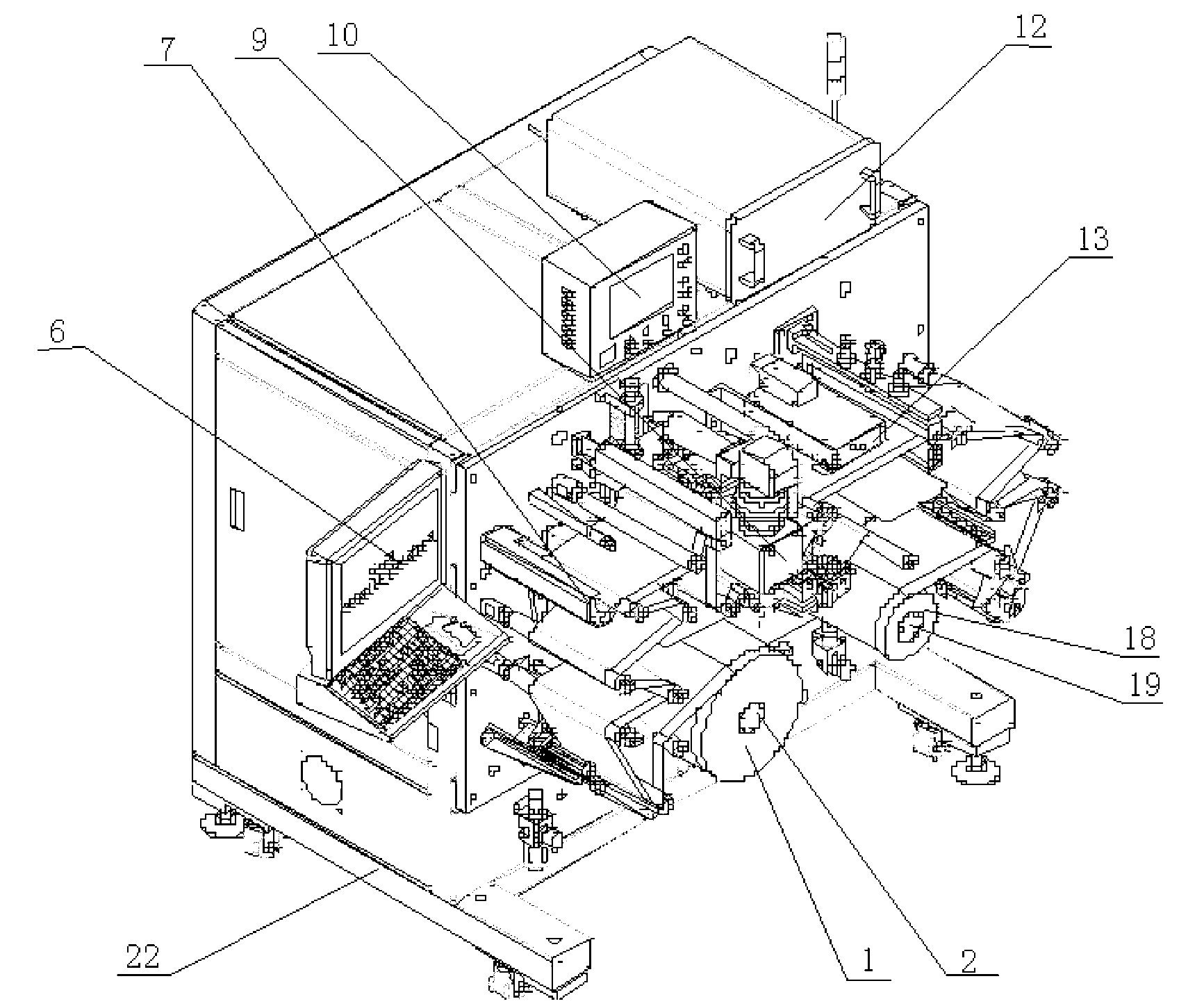 Terminal forming machine and method for pole piece of lithium battery