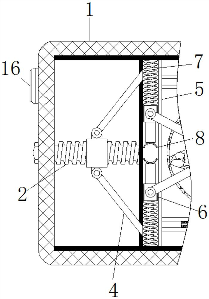 Router intelligent fixing device based on force effect