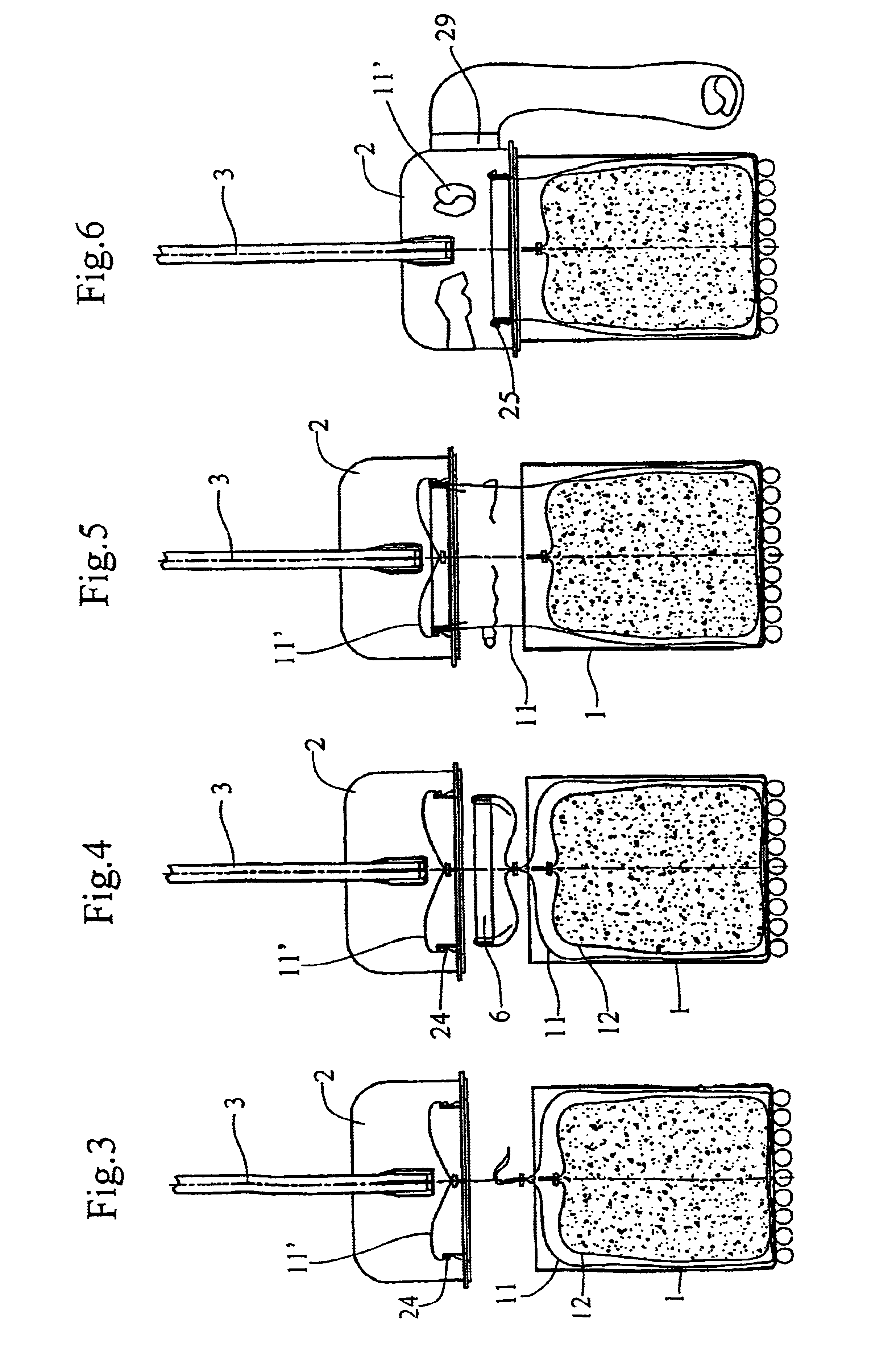 Method and installation for emptying casks