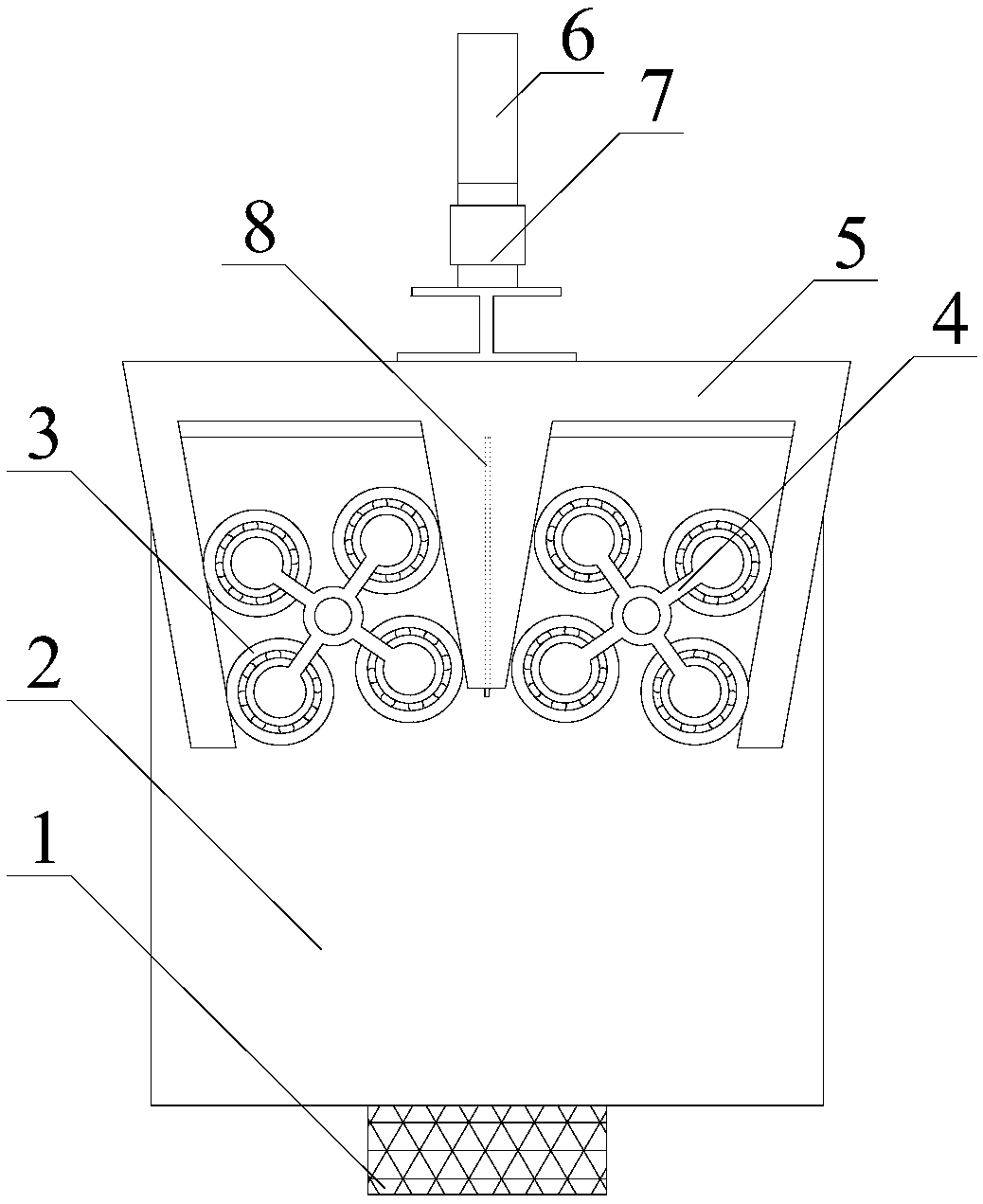 A loading device for crack expansion of concrete members under reciprocating load