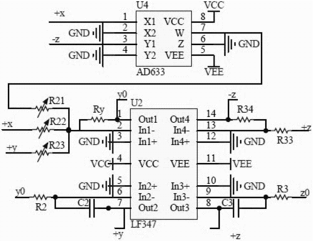 Method for achieving automatic switching of seven Chen type chaotic systems and analog circuit