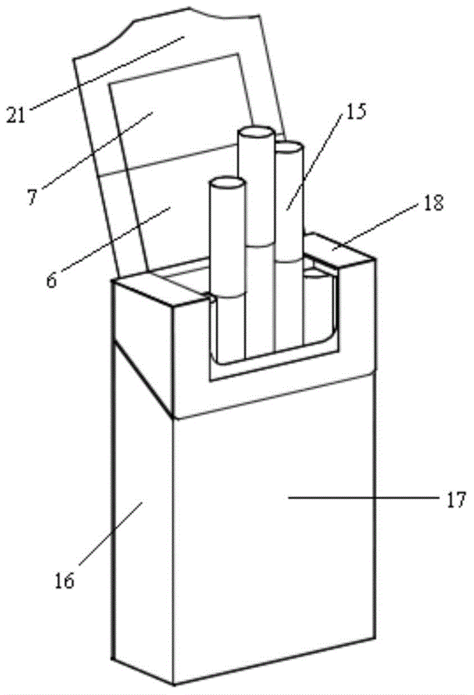 Cigarette package box