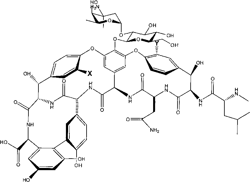 Method for producing chlorine-free vancomycin