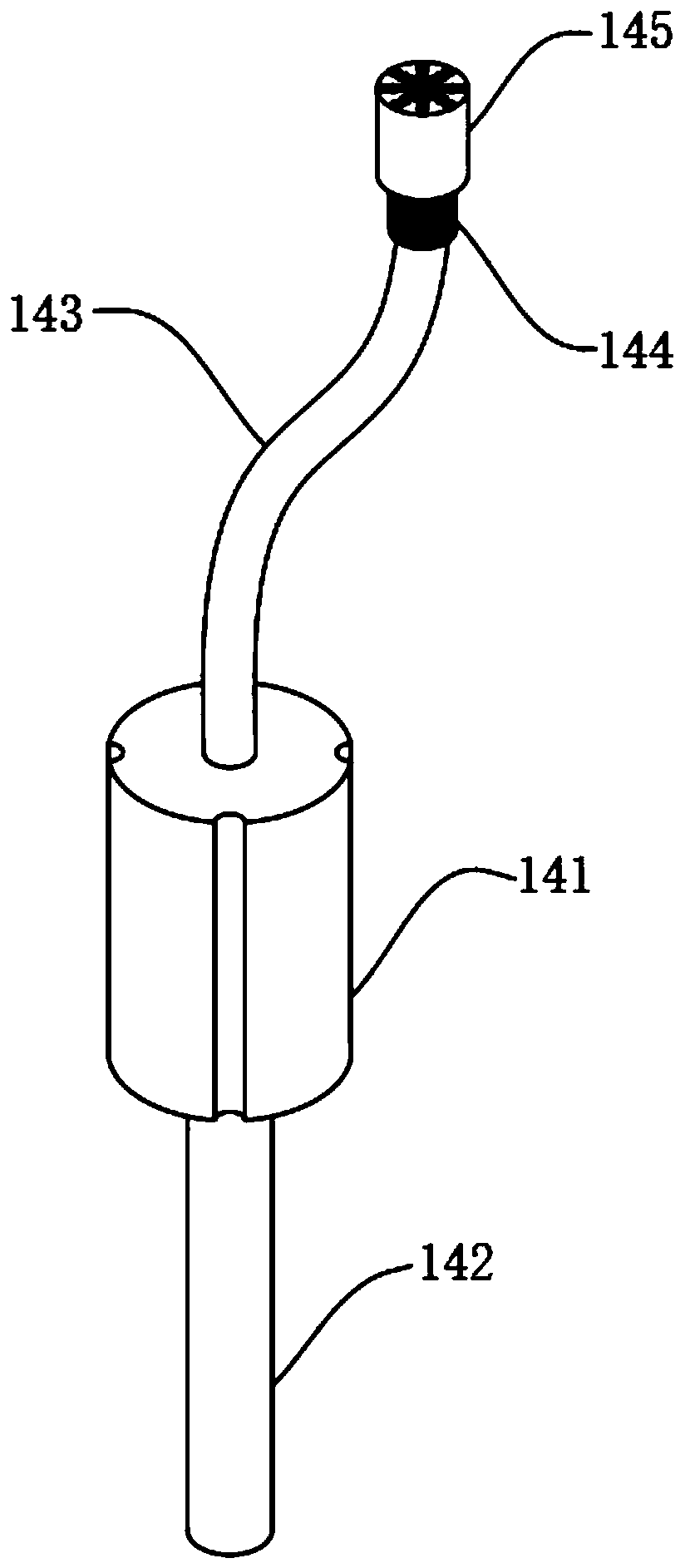 Face fixing device with face washing function