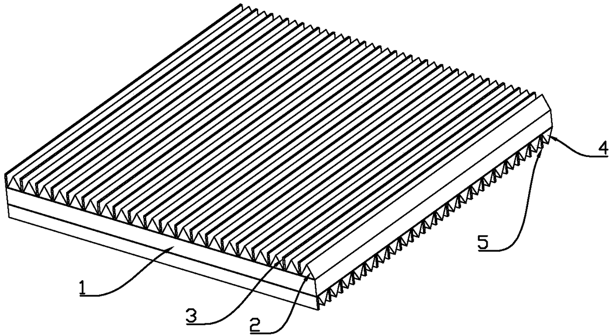 Anti-glare plate with light absorbing layers