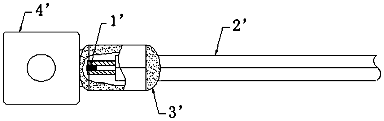 A surface mount fast response high temperature resistant temperature sensor