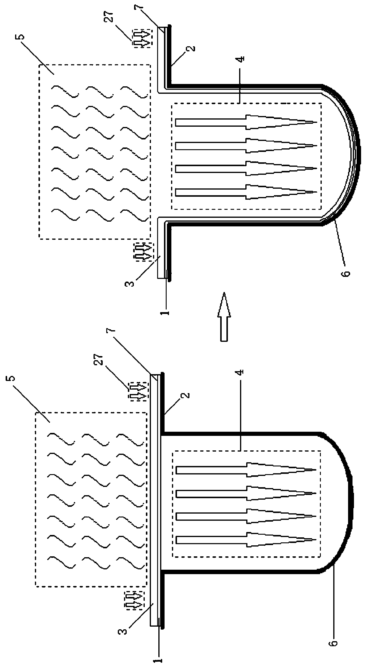 Heat forming device