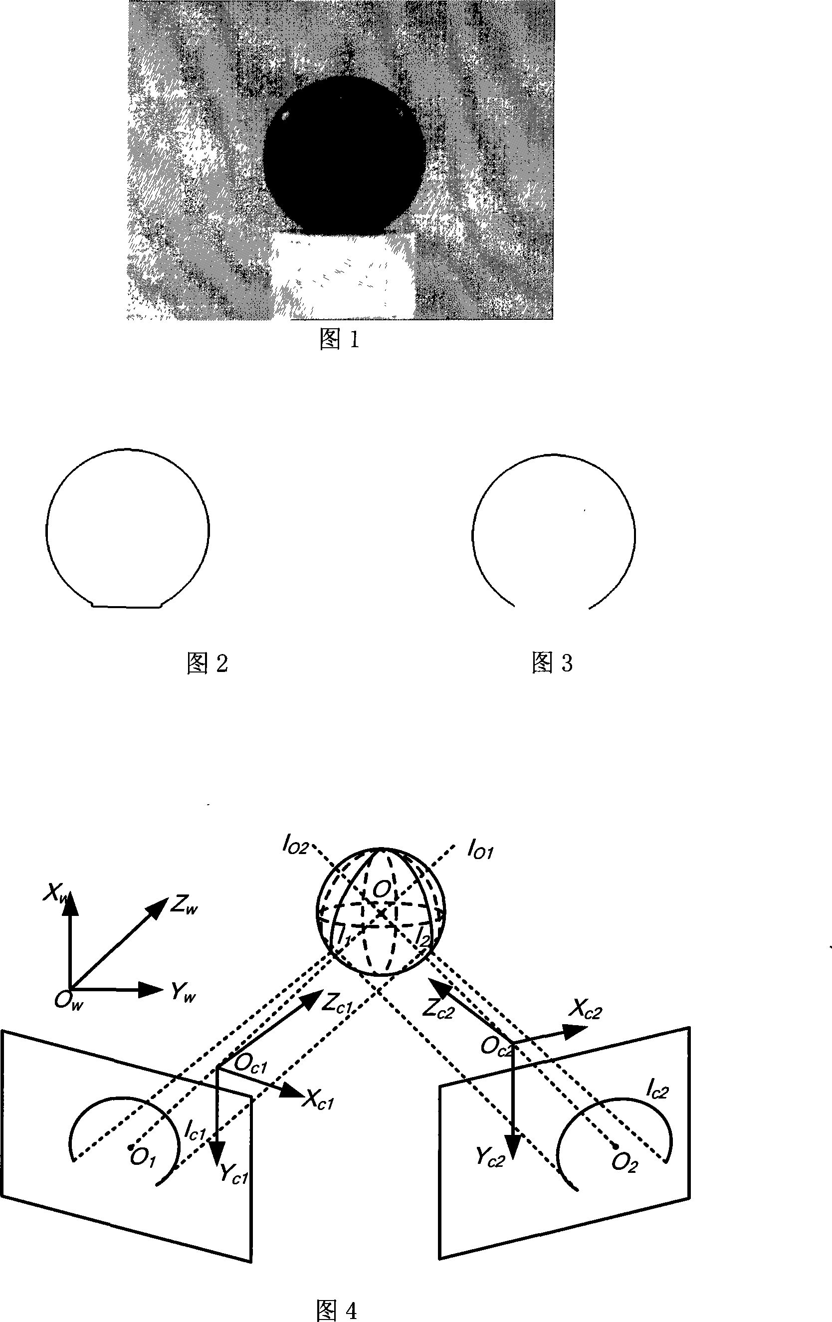 Binocular vision rotating axis calibration method