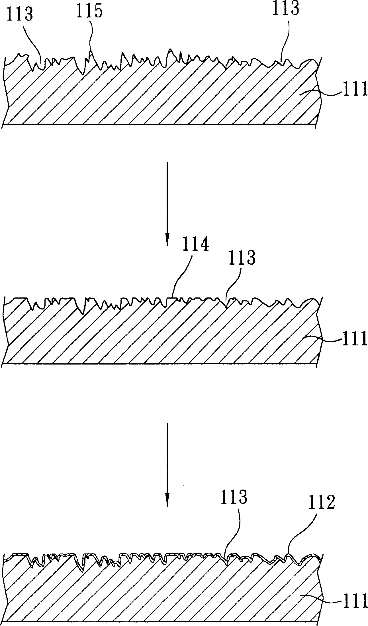 Method for manufacturing mould core