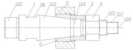 Expansion sleeve type turning and grinding mandrel clamp