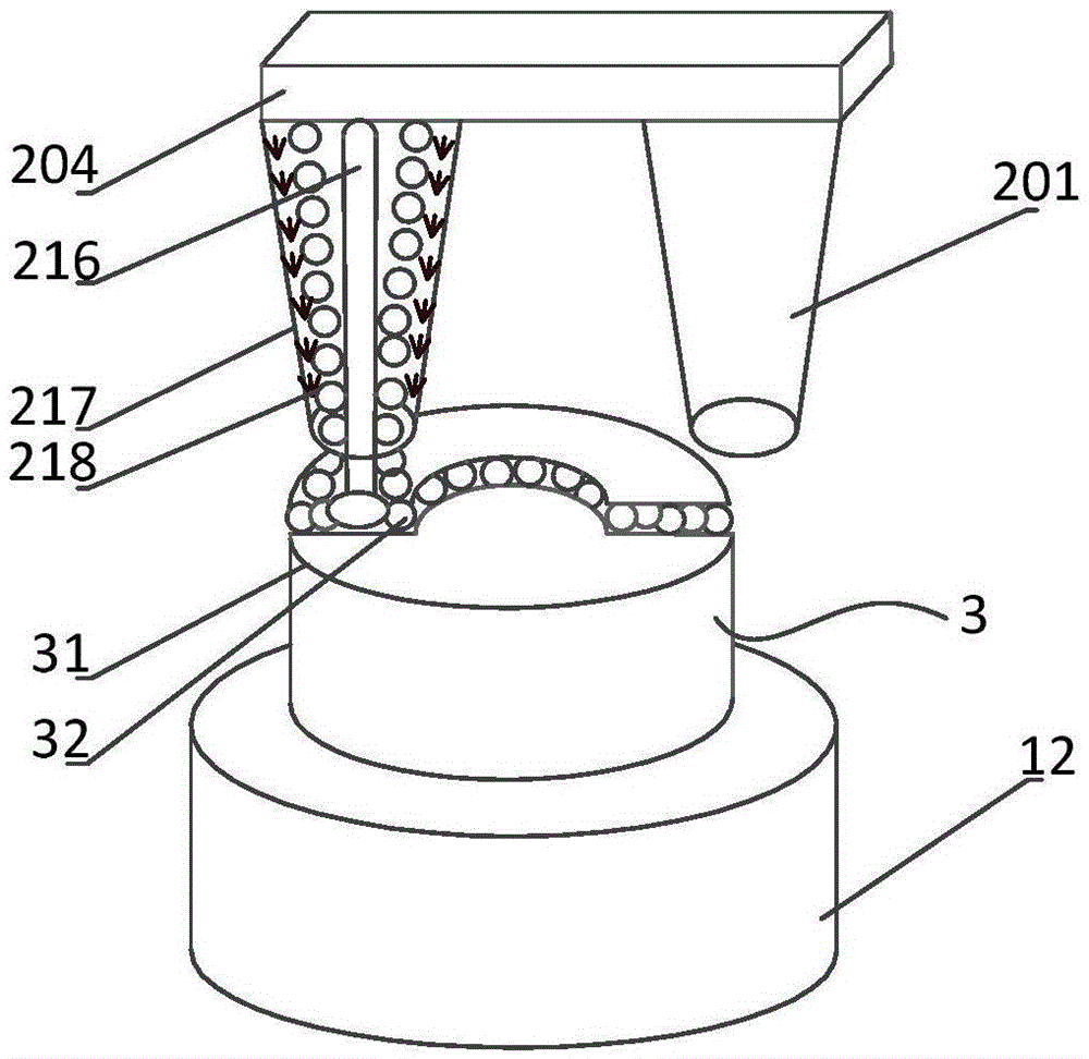 Manufacturing method for 3D printing diamond grinding wheel with abrasive particles arranged regularly