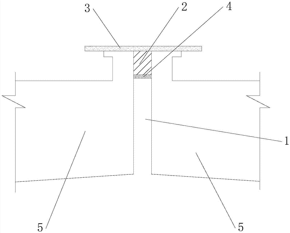 Sealed waterproof method and sealed waterproof structure of bridge-beam longitudinal joint