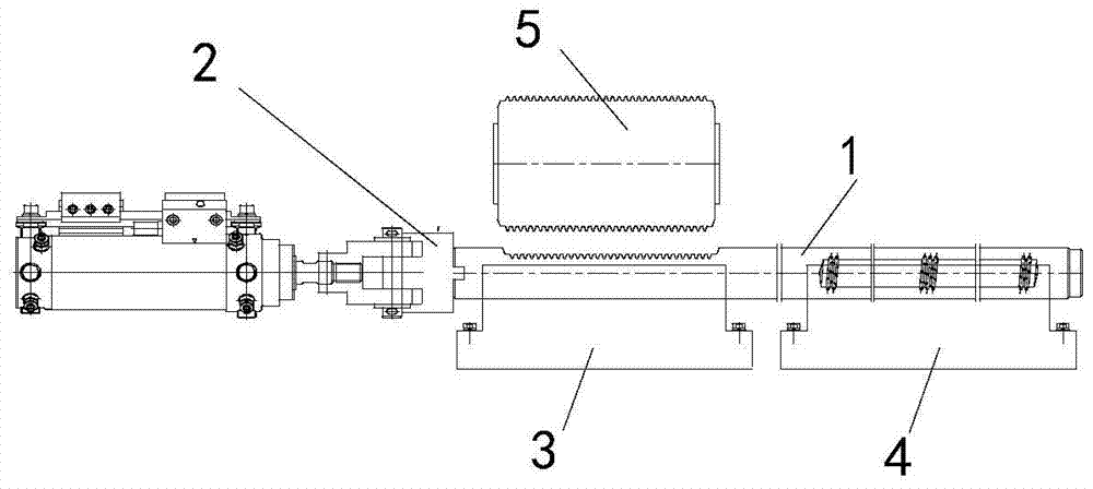 A processing method for electric steering gear rack
