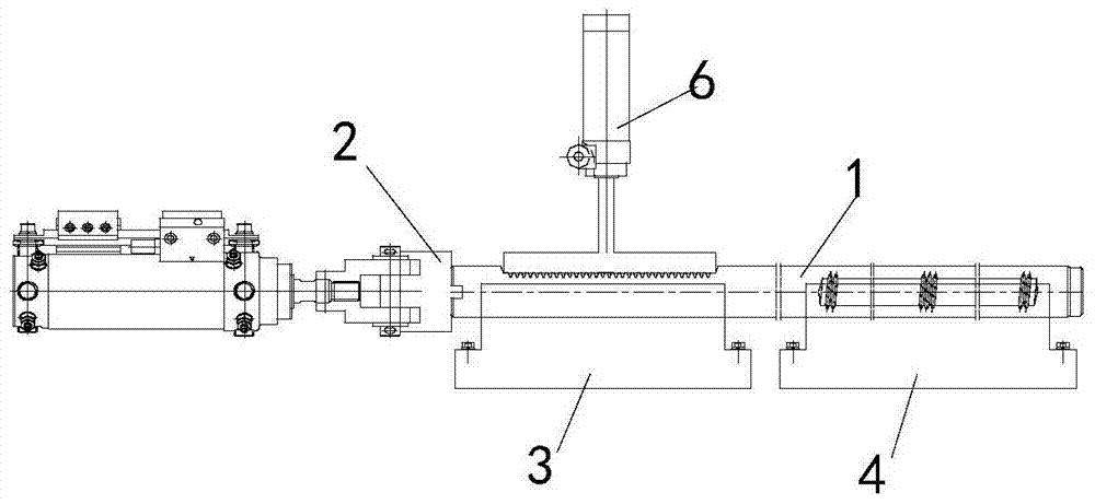 A processing method for electric steering gear rack