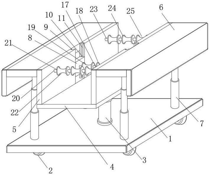 A mobile high-voltage lead wire support for electric power construction