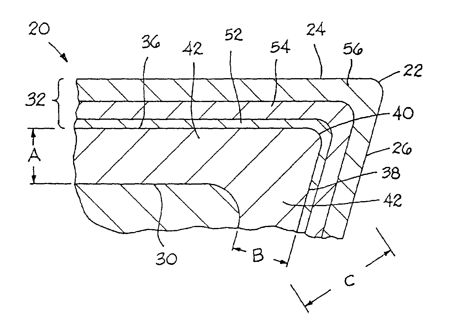 Cemented carbide tool and method of making