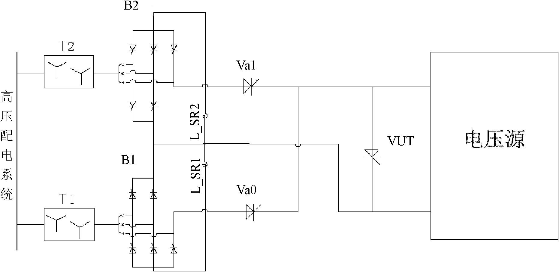Synthesis loop for running test of converter valve for direct current power transmission project