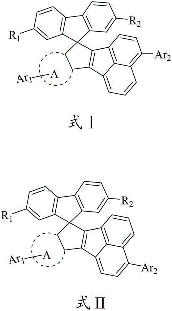 Spiro ring organic photoelectric material, preparation method and applications thereof