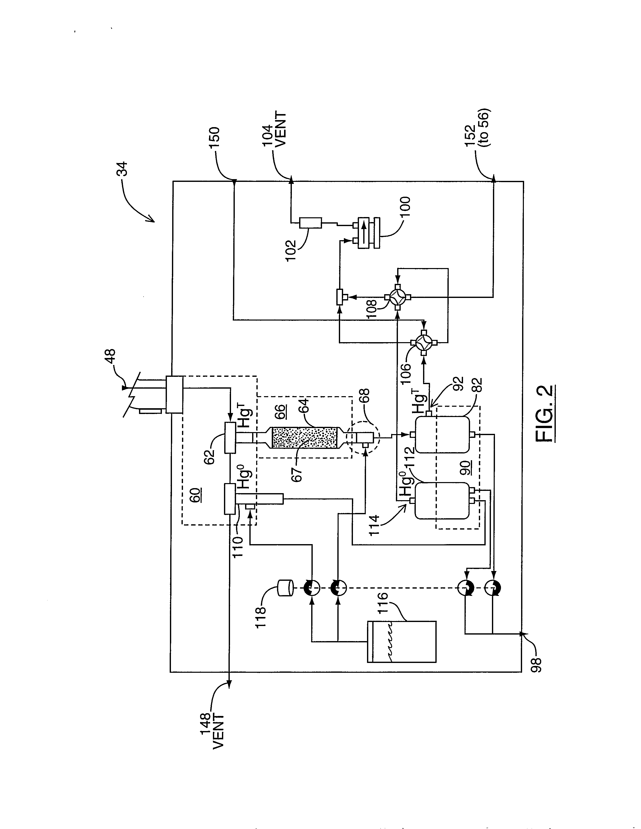 Conditioning system and method for use in the measurement of mercury in gaseous emissions