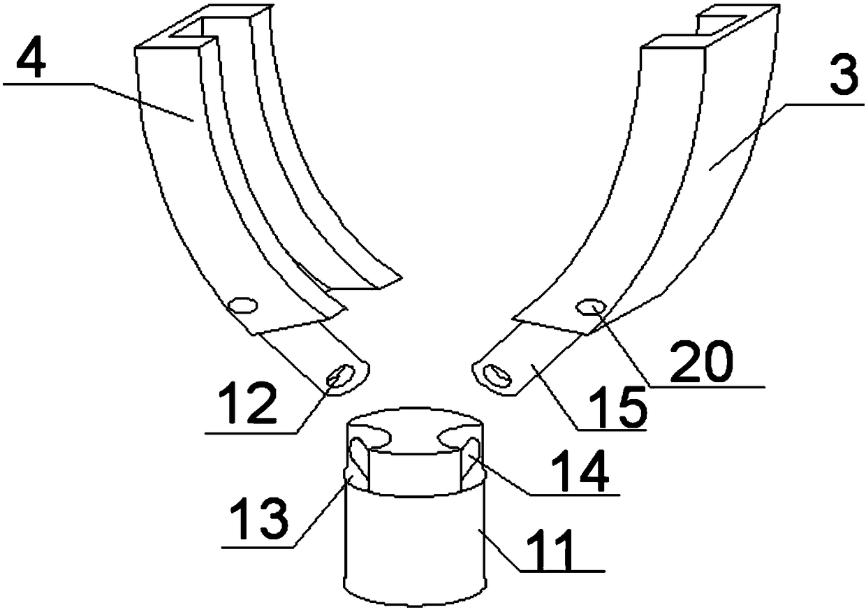 Clamp tool for grabbing brake disc