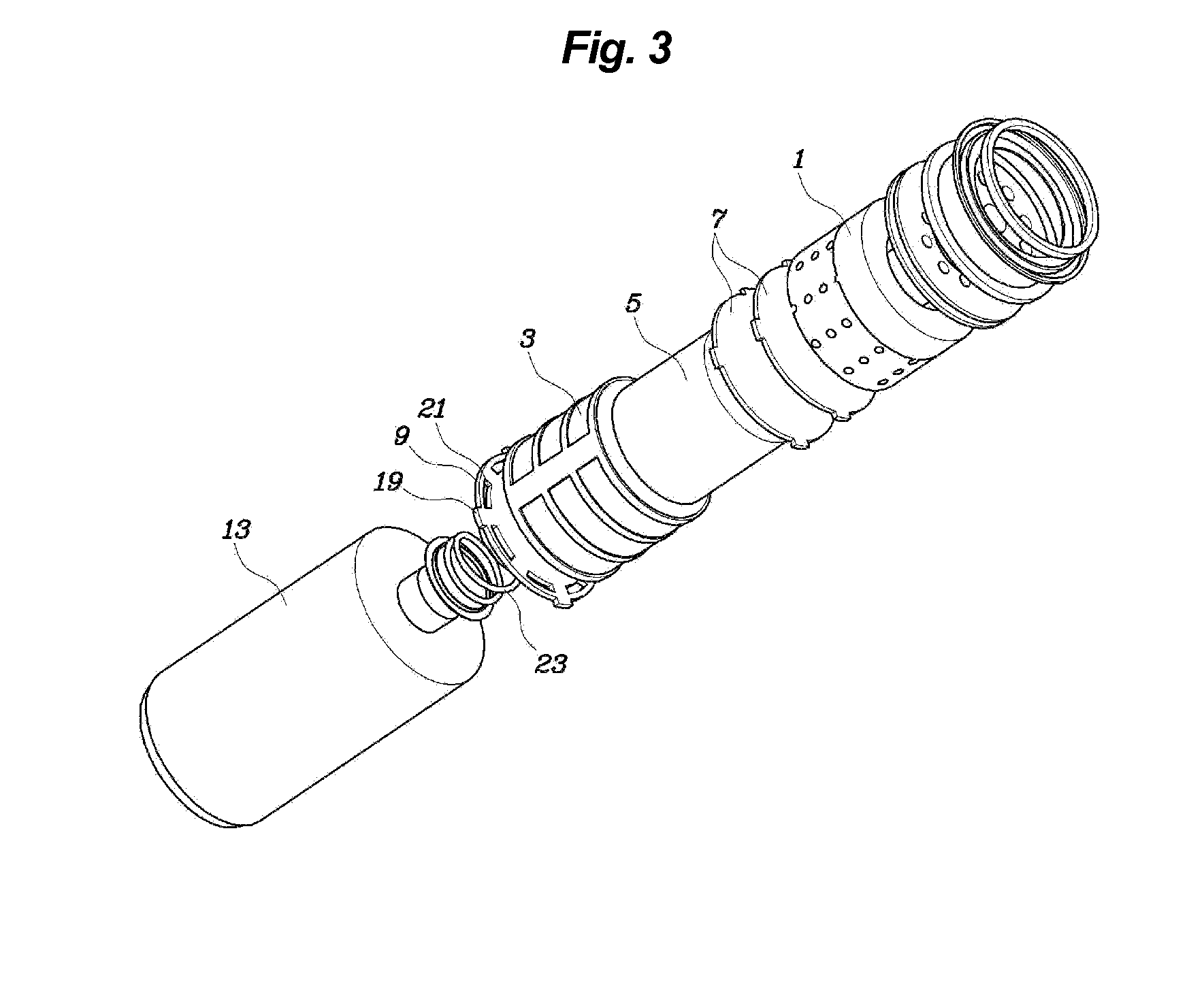 Fuel filter for vehicle