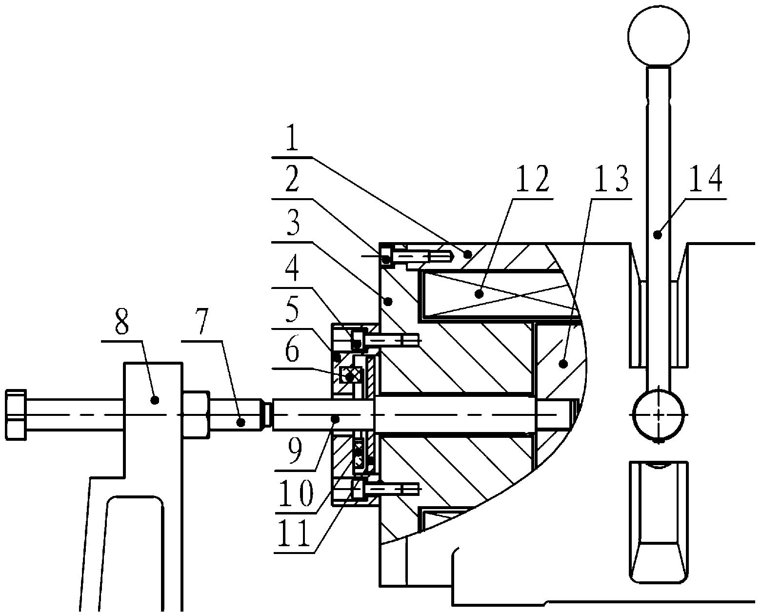 Dual-thrust electromagnet damping mechanism