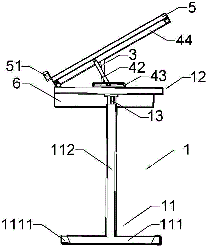 Multifunctional drawing table and using method thereof