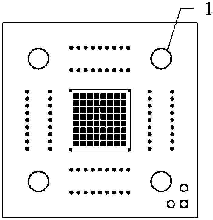 Method for encapsulating CZT pixel detector