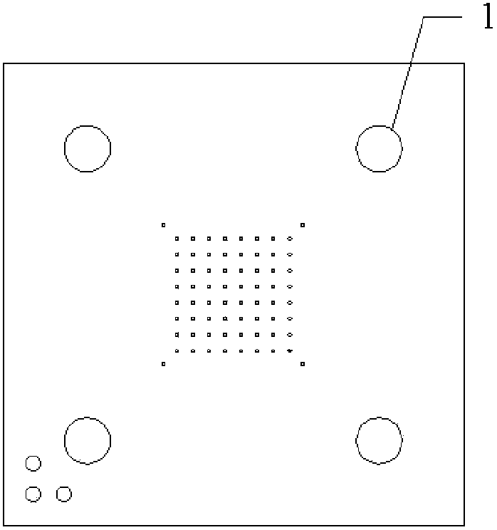 Method for encapsulating CZT pixel detector